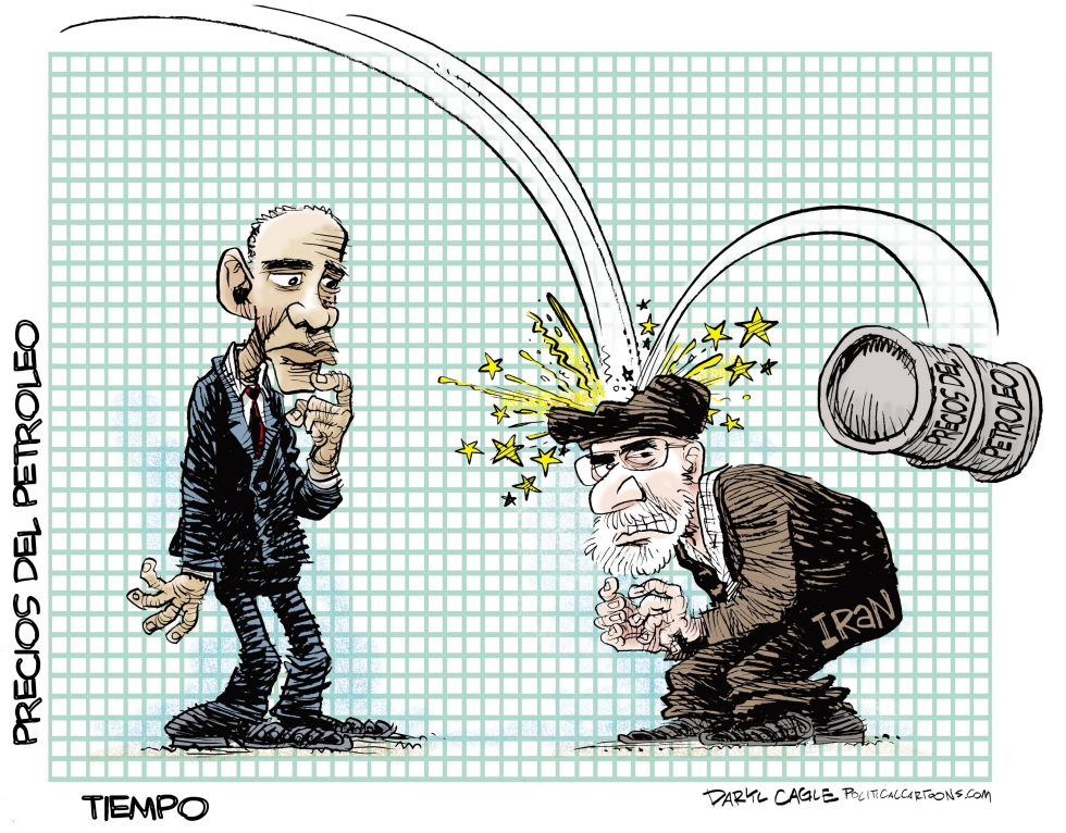  IRAN Y CAIDA DE LOS PRECIOS DEL PETROLEO by Daryl Cagle