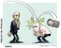 RUSIA Y CAIDA DE LOS PRECIOS DEL PETROLEO by Daryl Cagle