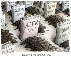 TALIBAN SCHOOLYARD by Adam Zyglis