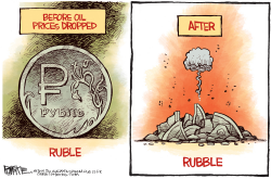 RUBLE RUBBLE by Rick McKee