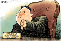 KIM JONG UN SONY by Rick McKee