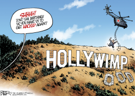 HOLLYWOOD HACKER by Nate Beeler