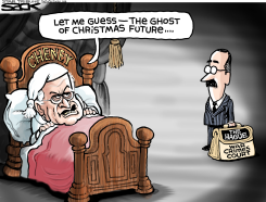 CHENEY  XMAS GHOST by Steve Sack