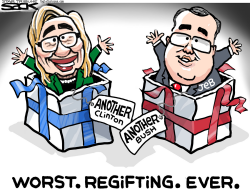 CLINTON/BUSH 2 by Steve Sack