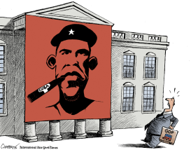 OBAMA THE CUBAN by Patrick Chappatte