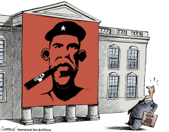 OBAMA EL CUBANO by Patrick Chappatte