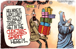 CHRISTMAS SPIRIT by Rick McKee