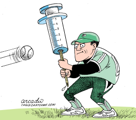 MAJOR LEAGUE DOPING  by Arcadio Esquivel