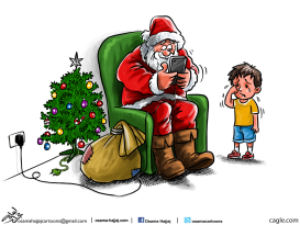 THE NEW SANTA by Osama Hajjaj