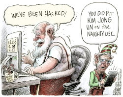 SANTA'S LIST by Adam Zyglis