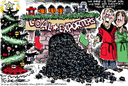 COAL EXPORTERS by Milt Priggee