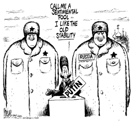 PUTIN VOTES by Mike Lane