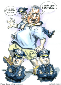 NYPD VERSUS MAYOR DE BLASIO  by Taylor Jones