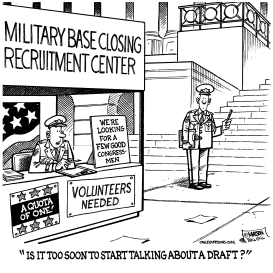 MILITARY BASE CLOSING RECRUITMENT CENTER by RJ Matson