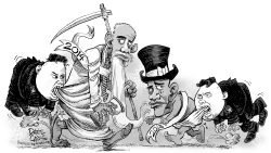 AñO NUEVO DE OBAMA CON COREA DEL NORTE by Daryl Cagle