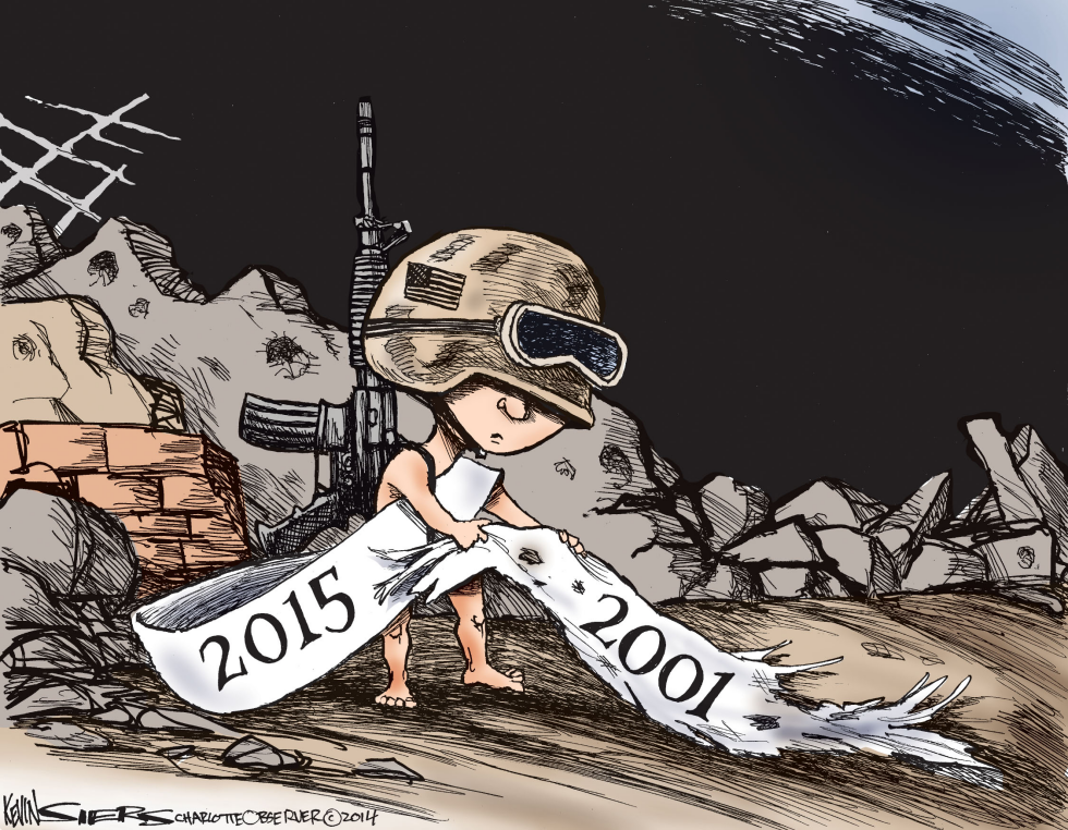  2015 ONGOING WAR by Kevin Siers