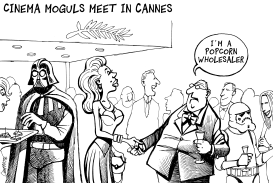 CINEMA MOGULS by Patrick Chappatte