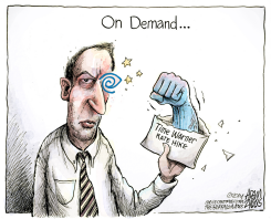 TIME WARNER RATE HIKE by Adam Zyglis