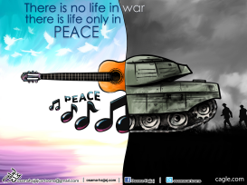 PEACE  by Osama Hajjaj