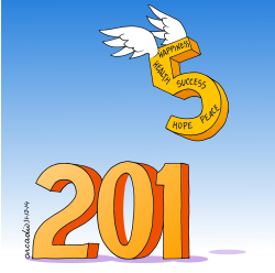 HAPPY NEW YEAR by Arcadio Esquivel