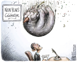 BALL DROP by Adam Zyglis