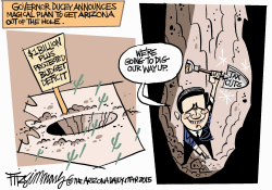 ARIZONA'S NEW GOVERNOR by David Fitzsimmons