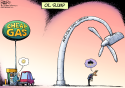 CHEAP GAS by Nate Beeler