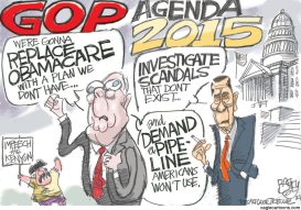 GOP AGENDA by Pat Bagley