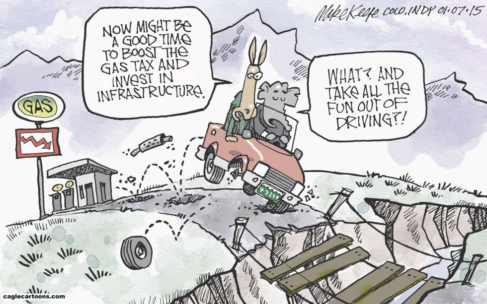  INFRASTRUCTURE by Mike Keefe