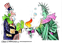 DEEP FREEZE USA by Dave Granlund