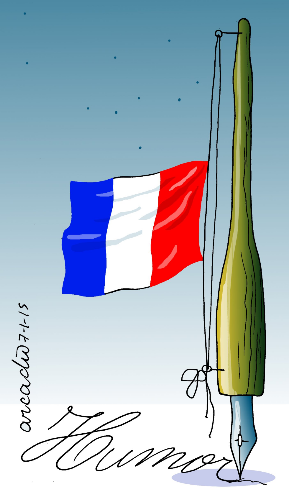  LA TRAGEDIA DE CHARLIE HEBDO by Arcadio Esquivel