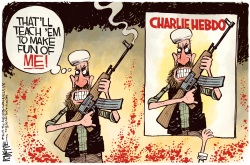 CHARLIE HEBDO by Rick McKee