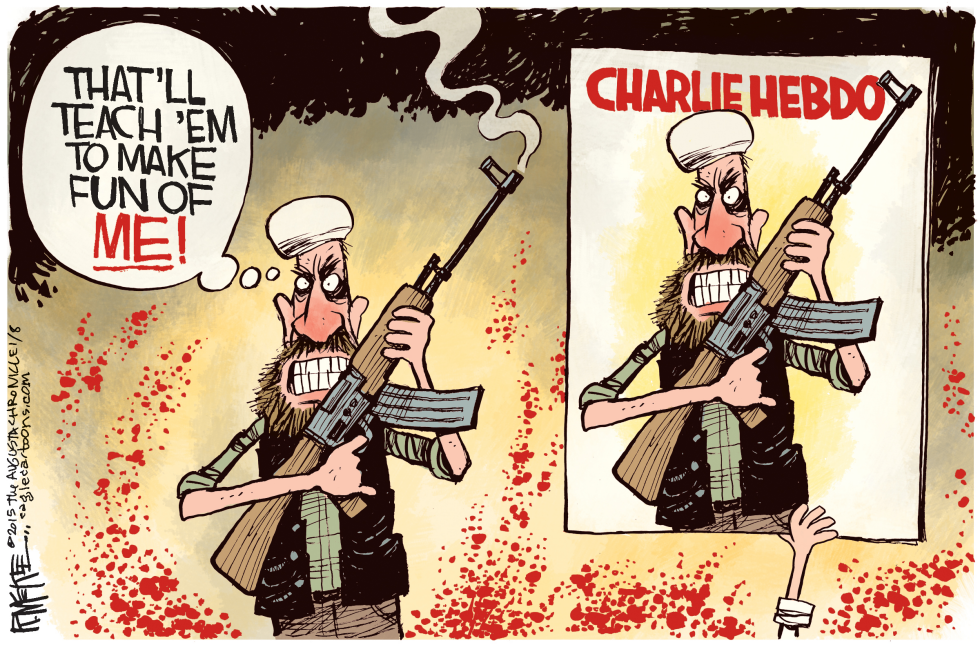  CHARLIE HEBDO by Rick McKee