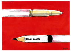 CHARLIE HEBDO by Michael Kountouris