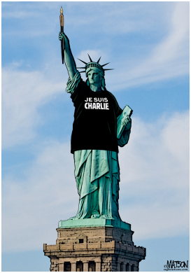 JE SUIS CHARLIE - VERTICAL  by RJ Matson