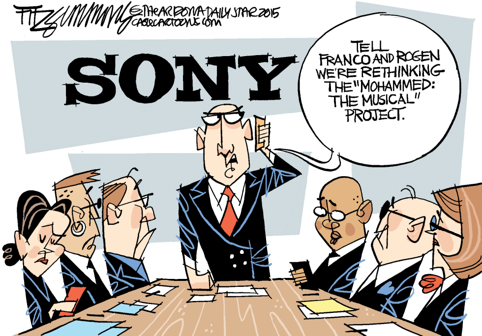  SONY - UH OH by David Fitzsimmons