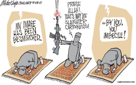 CHARLIE HEBDO by Mike Keefe