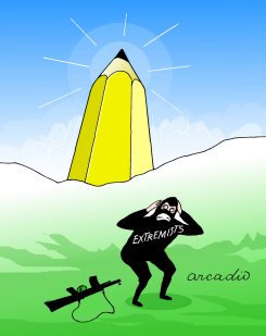 DESPUES DEL ATAQUE A CHARLIE HEBDO by Arcadio Esquivel