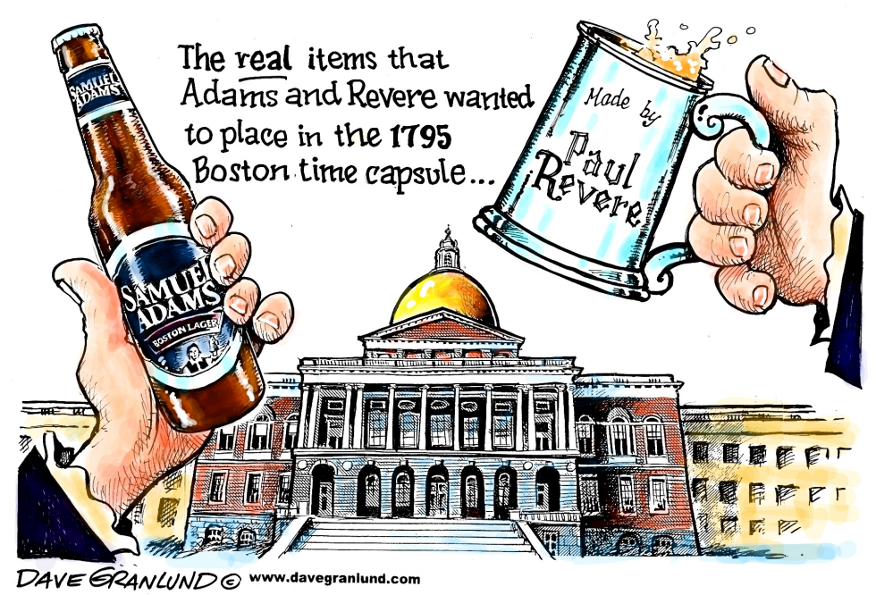  BOSTON TIME CAPSULE by Dave Granlund