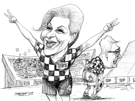 FIRST CROATIAN LADY by Petar Pismestrovic