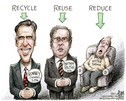 GOP GOING GREEN by Adam Zyglis