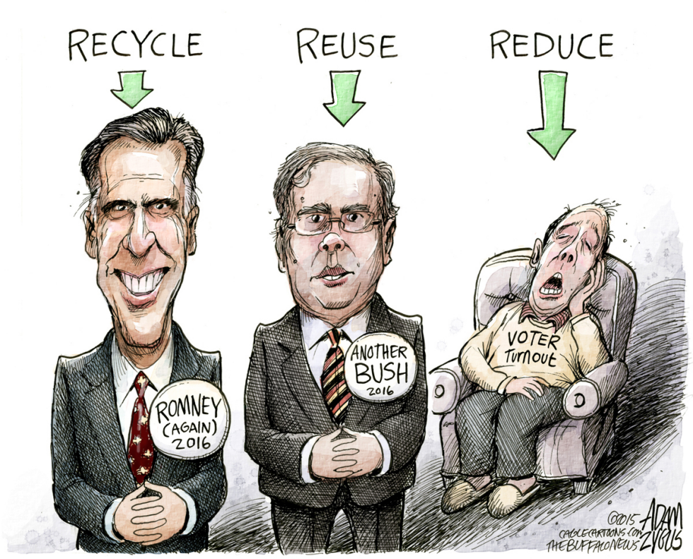  GOP GOING GREEN by Adam Zyglis