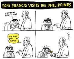 POPE FRANCIS VISITS THE PHILIPPINES by Deng Coy Miel