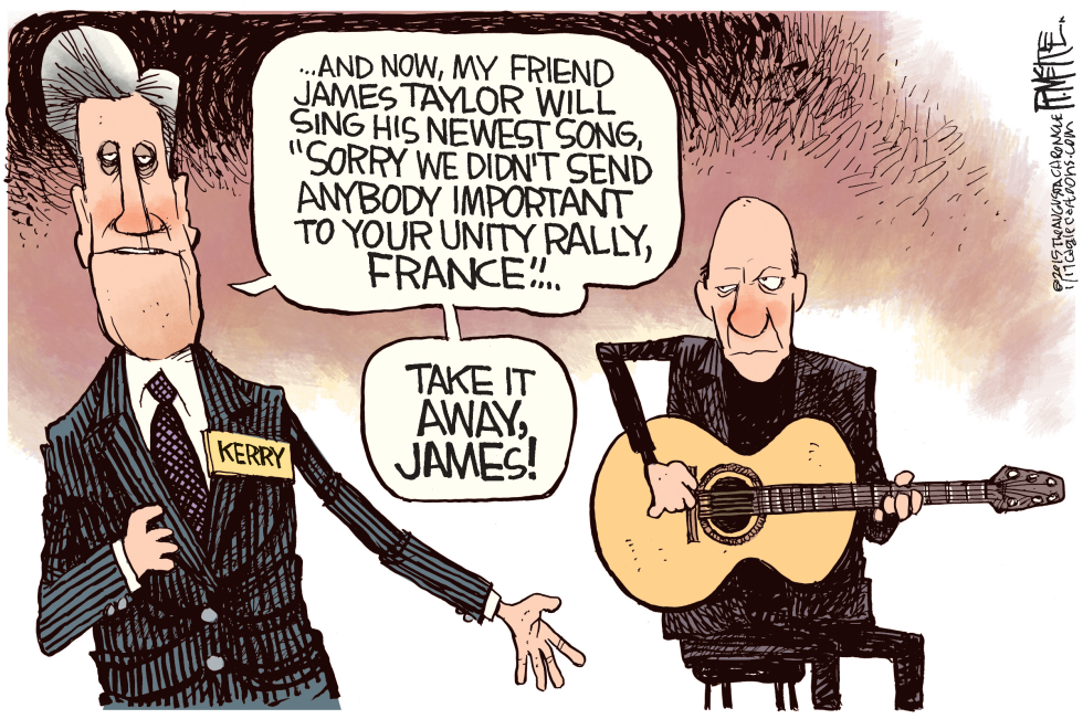  JAMES TAYLOR DIPLOMACY by Rick McKee