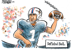 DEFLATED BALL by Jeff Koterba