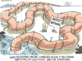 KEYSTONE JOBS by Pat Bagley