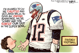 FANTASY FOOTBALL by Rick McKee