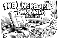 THE INCREDIBLE SHRINKING MANDATE by Mike Lane