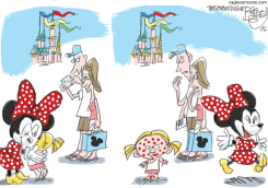 MINNIE MEASLES OUTBREAK  by Pat Bagley