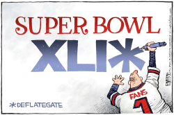 SUPER BOWL XLIX by Rick McKee